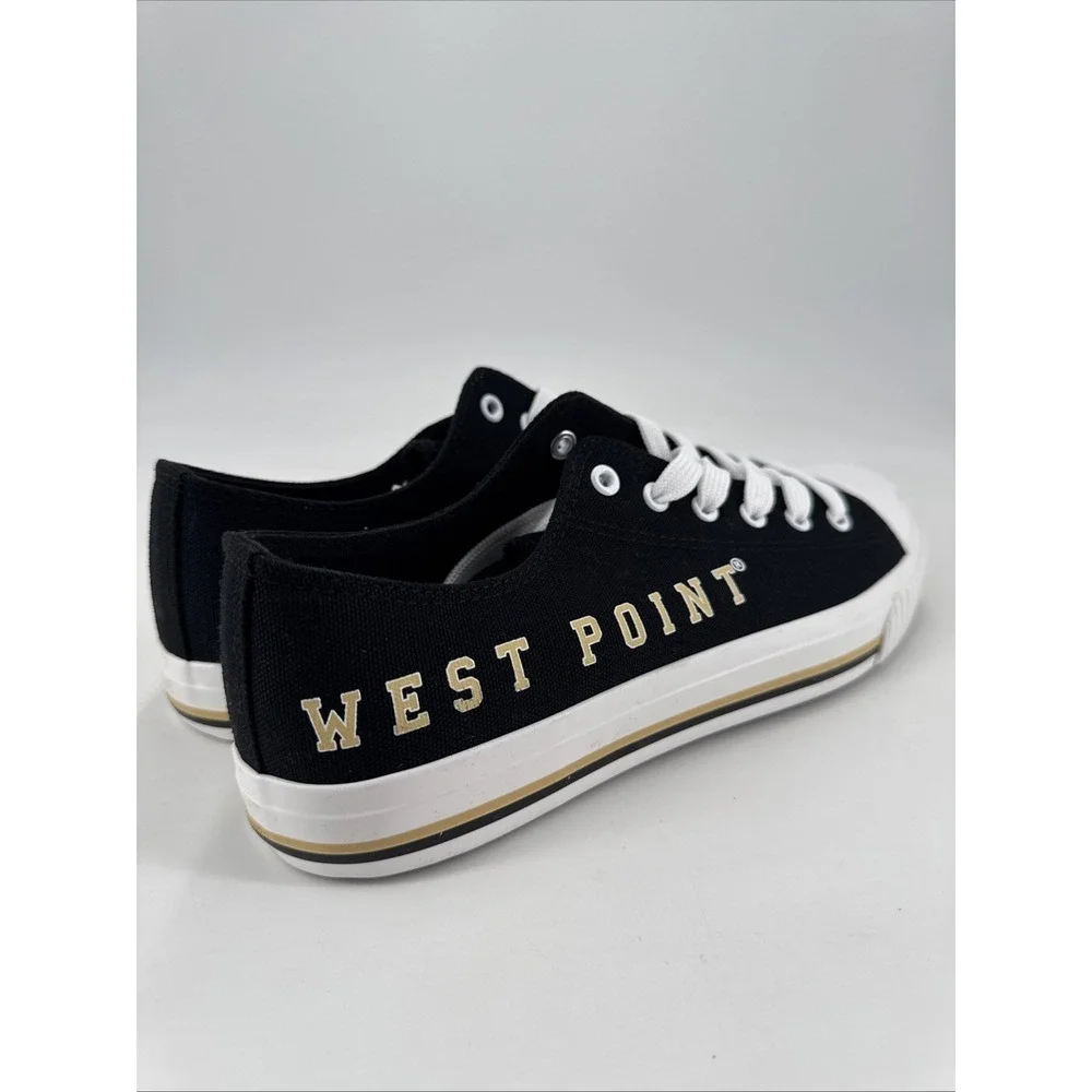 FOCO NCAA‎ Men's Low Top Canvas Army West Point Black Knights Size 9 Black